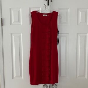Calvin Klein Vibrant Red Mini Dress